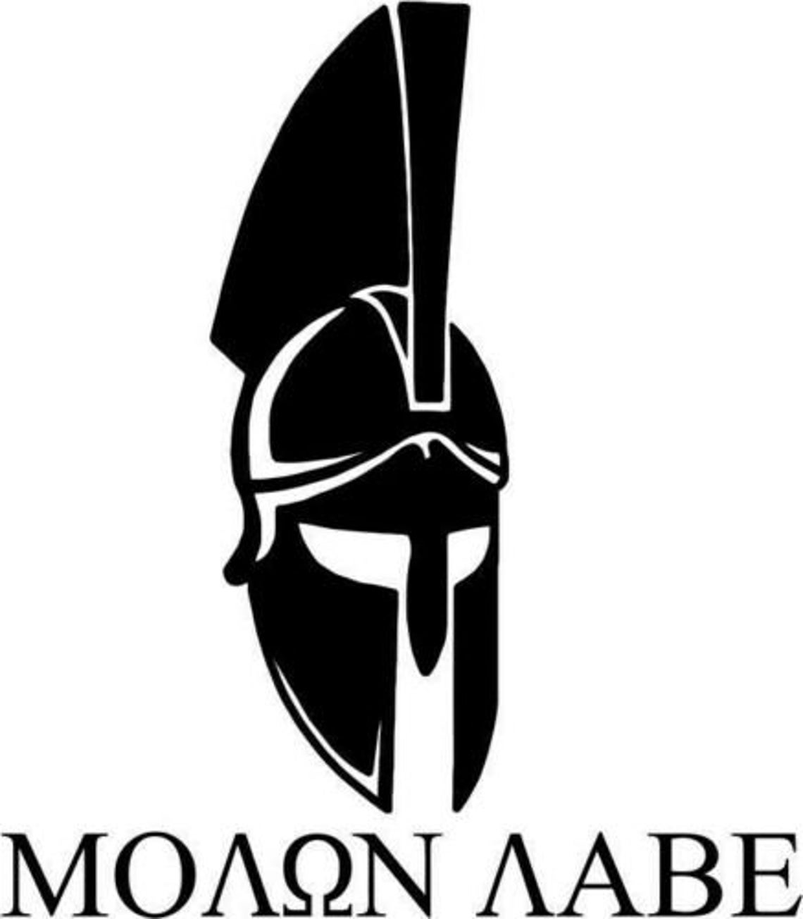 Molon Labe Spartan Helmet for Car Window Truck Bumper Vinyl - Etsy