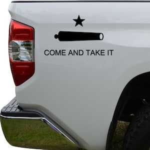 Come Take It Texas Die Cut Vinyl Decal Sticker For Car Truck Motorcycle Window Bumper Wall Decor