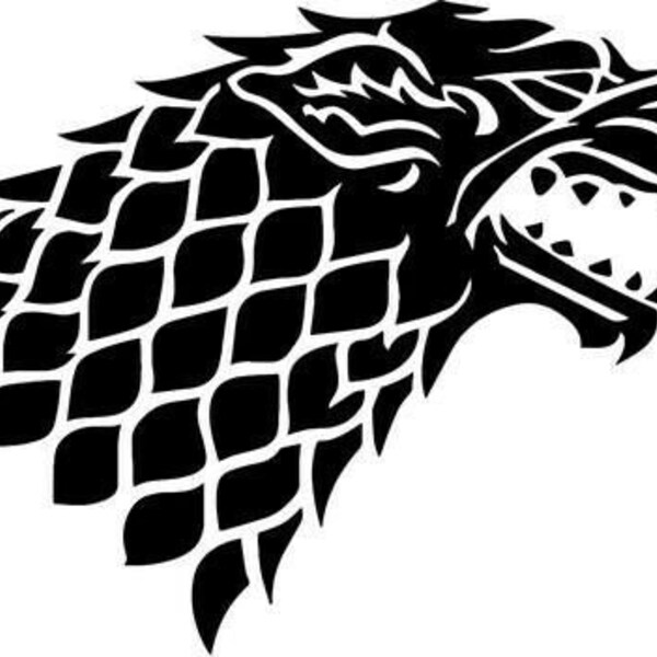 House Stark Decal Etsy