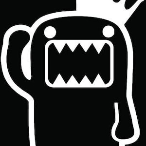 King Domo Kun JDM Japanese Car Truck Window Bumper Vinyl Graphic Decal Sticker