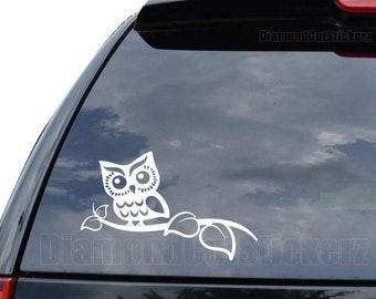 Owl Sitck Family sticker Vinyl Decal  CarTruck 4x4 Window Funny