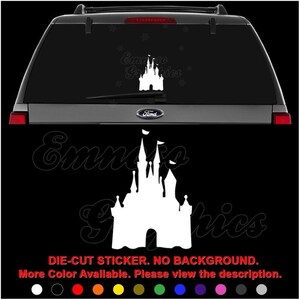 Princess Castle Kingdom Decal Sticker For Car, Truck, Motorcycle, Windows, Bumper, Laptop, Helmet, Wall, Home Office Decor