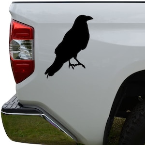 Black Crow Bird Raven Die Cut Vinyl Decal Sticker For Car Truck Motorcycle Window Bumper Wall Decor