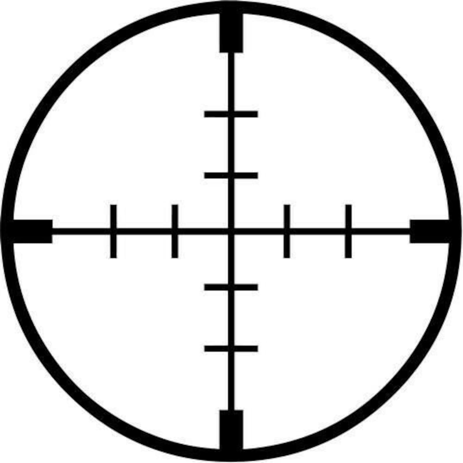 Sniper Scope Crosshairs Home Decor Car Truck Window Decal Sticker ...