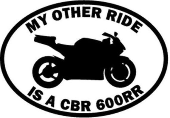 Red White Black Motorcycle Decals Stickers – 2pc Set For Bikes, ATVs, Cars & More 4 thumbnail image