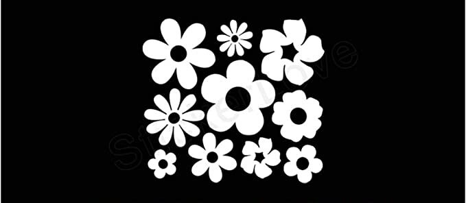 Groovy Flowers Car Truck Window Bumper Vinyl Graphic Decal Sticker - Etsy