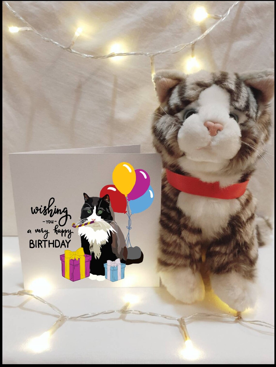 Tuxedo Cat Birthday Card Pack Card Multi-pack Illustrated | Etsy