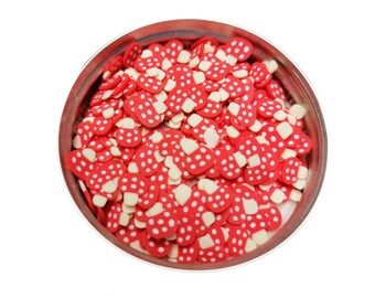 Red Pink Daisy Clay Sprinkles For Resin Slime Nails Decoden Crafts 10g