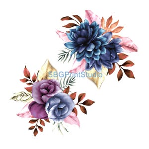 Dried  Flowers No6,Furniture transfers , Waterslide decals, Vinyl transfers,  Gloss Print,  Upcycling Furniture