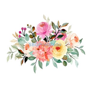 Sunshine Flowers No6,,Furniture transfers , Waterslide decals, Vinyl transfers,  Gloss Print,  Upcycling Furniture