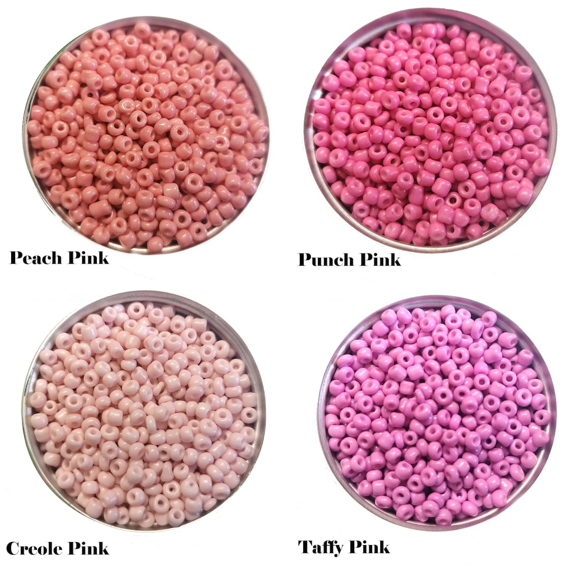 3mm Seed Beads 40g Pink Seed Beads Glass Seed Beads 8/0 | Etsy