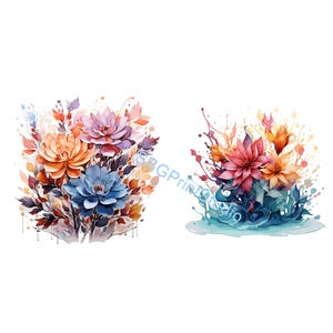 Dried Flowers No4,,,Furniture transfers , Waterslide decals, Vinyl transfers,  Gloss Print,  Upcycling Furniture