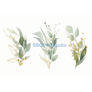 Waving Leaves, ,,Furniture transfers , Waterslide decals, Vinyl transfers,  Gloss Print,  Upcycling Furniture