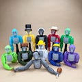 One Gorilla Tag Articulating Figure – Pick Your Color – 3D Printed Toy
