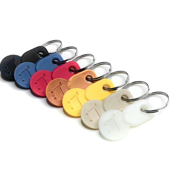 ALDI Quarter Keychain - 3D Printed - Perfect for ALDI Quarters and Tokens - Exclusive Shopping Cart Accessory for Effortless Cart Release