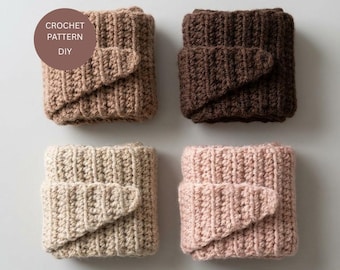 Crochet Scarf Pattern PDF | DIY Easy Tutorial for Beginners