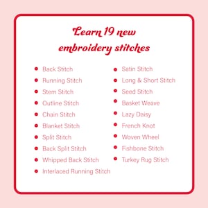 Complete Beginners Guide to Embroidery- PDF Digital Embroidery Stitch ...