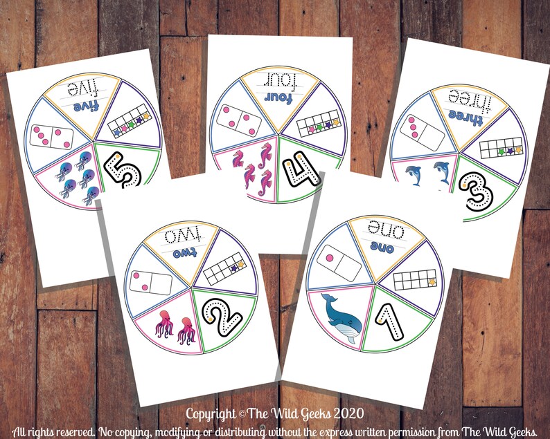 printable number match puzzle 1 10 learn to count preschool etsy