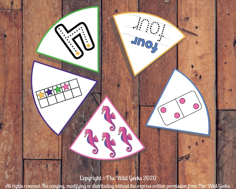 printable number match puzzle 1 10 learn to count