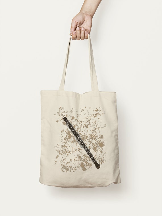 Oboe Tote Bag Oboist Bag Oboe Player Oboe Teacher Gift Etsy