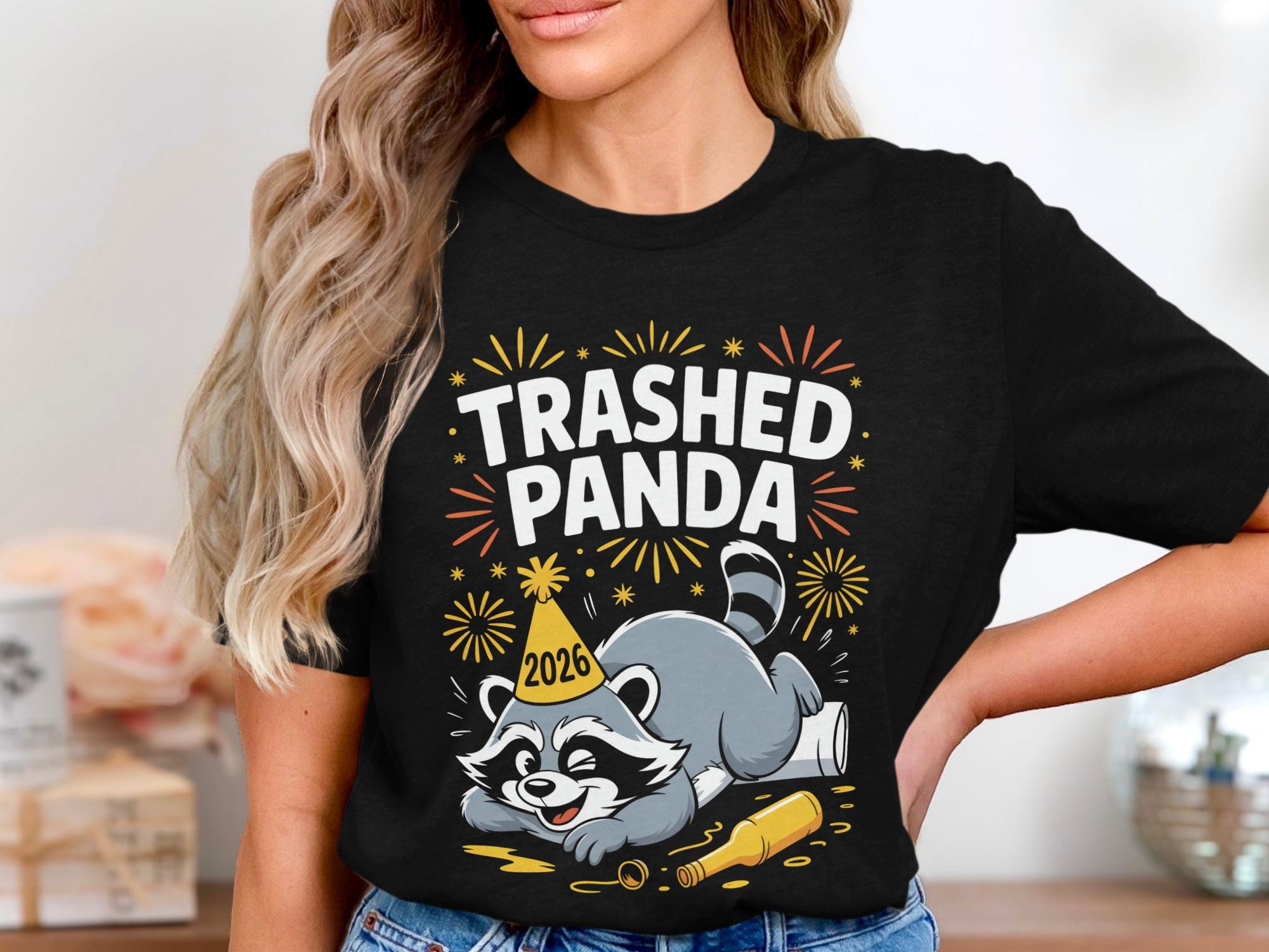 Trashede Trashede Panda 2026 Digital Art, Funny Raccoon PNG, 300dpi Instant ...