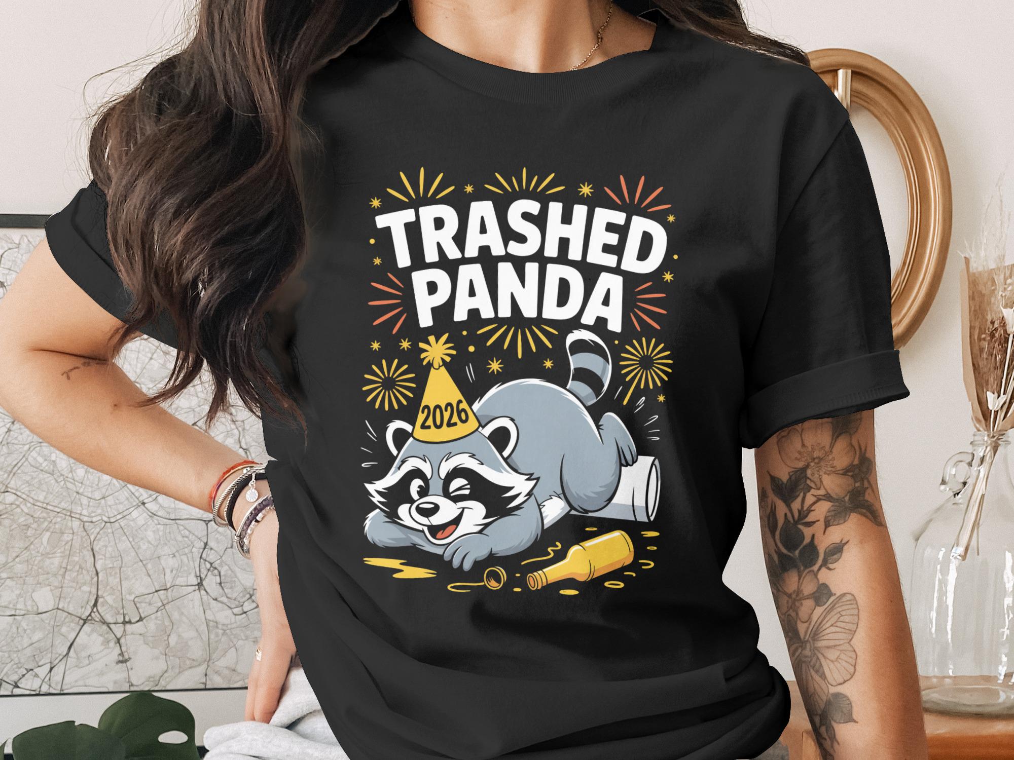 Trashede Trashede Panda 2026 Digital Art, Funny Raccoon PNG, 300dpi Instant ...
