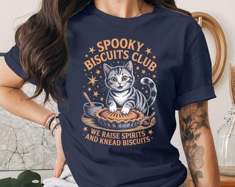 Spooky Biscuits Club T-shirt, Trending Cat Sweatshirt, We