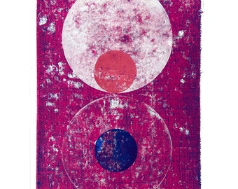 Lux Aeterna, 2020, linocut print, 46 x 32 cm