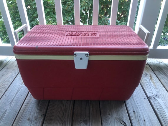 Retro Coca Cola Igloo Sportsman and Fishing Cooler 