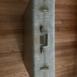 Vintage 1940s Samsonite Marble Suitcase