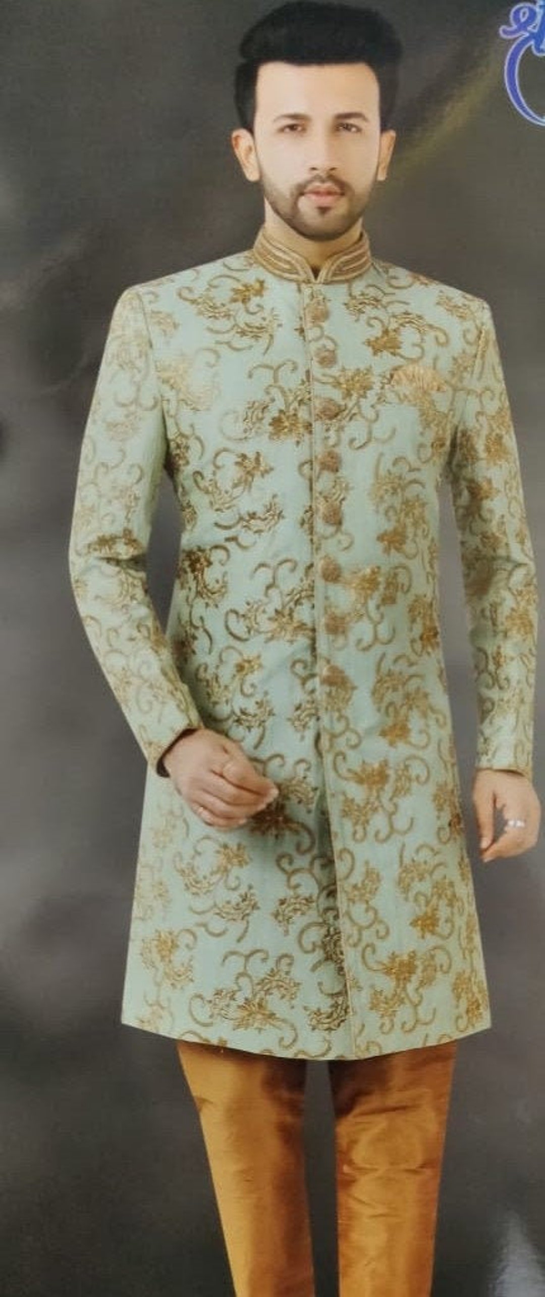 mens wedding sherwani shawl