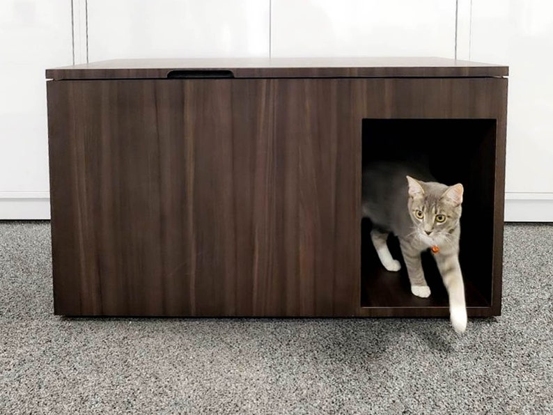 Cat Litter Box Cat Furniture Multifunctional Etsy