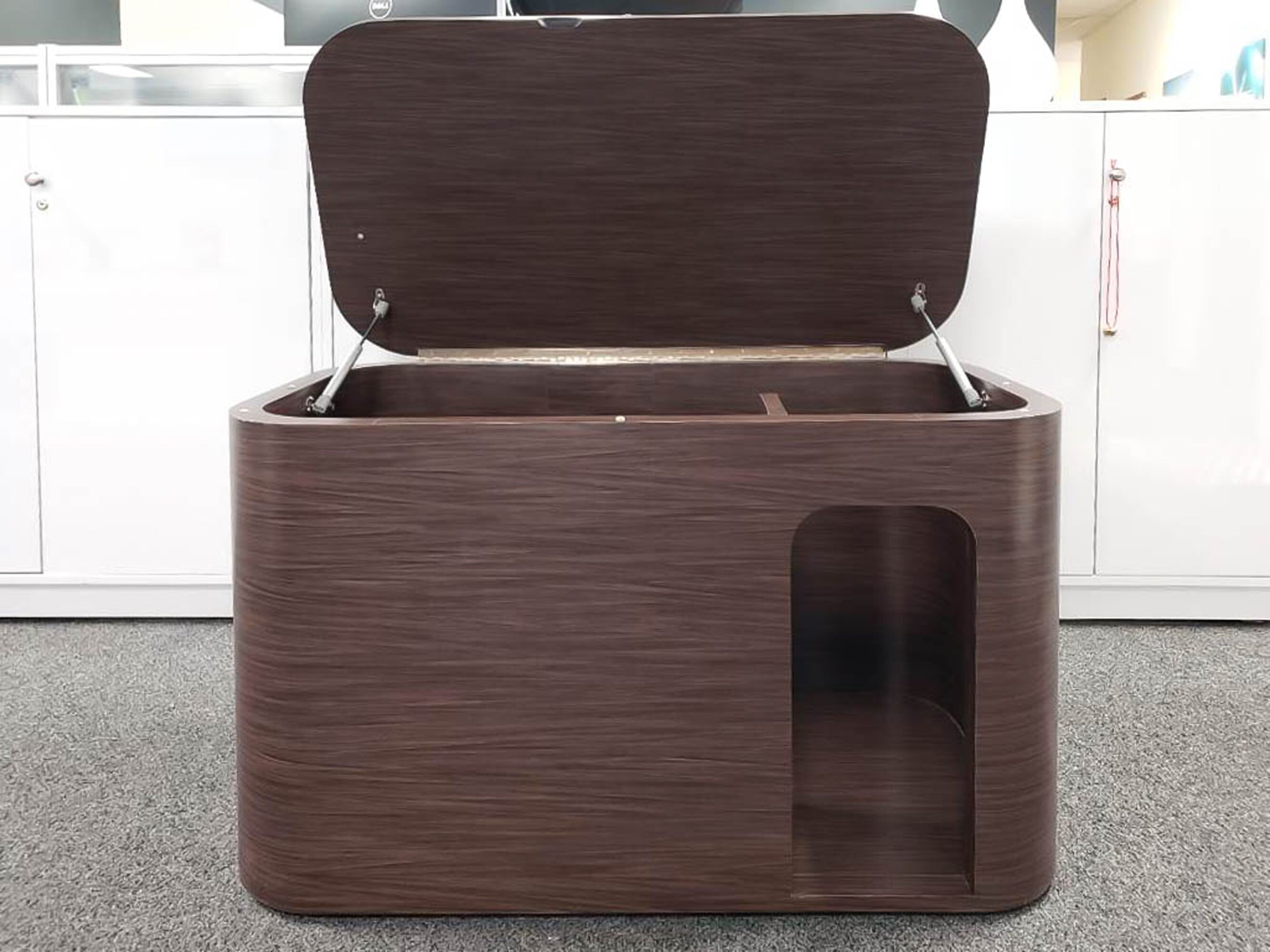 Cat Litter Box Rounded Corner Cat Furniture Baby Etsy