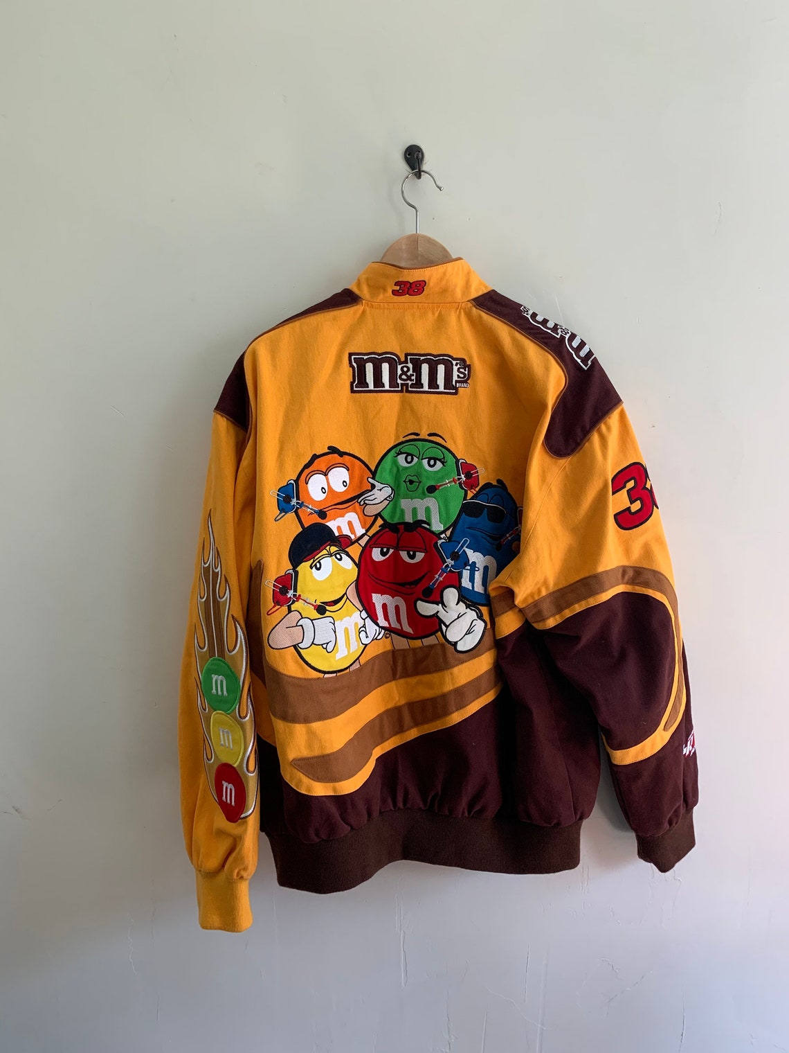RARE M&M's Nascar coat vintage jacket Madison beer trendy Etsy