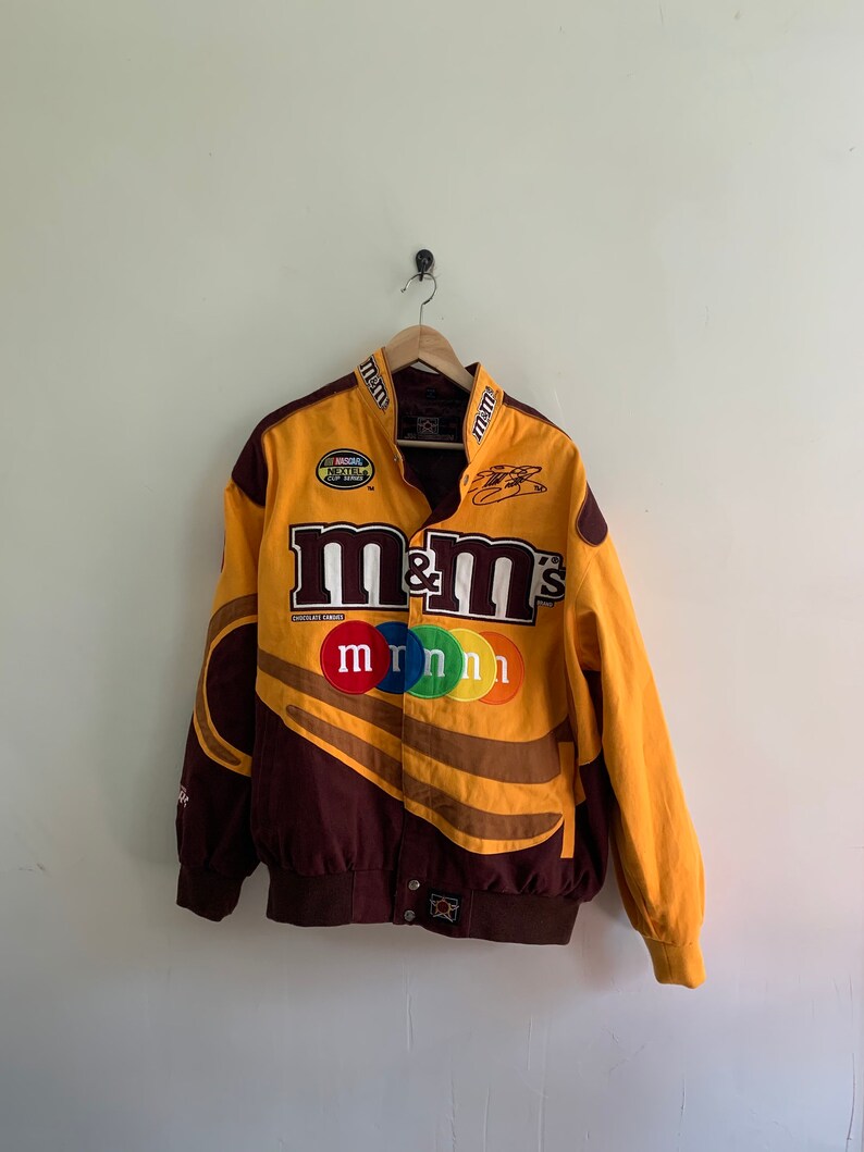RARE M&M's Nascar coat vintage jacket Madison beer trendy Etsy