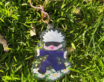 Jujutsu Kaisen Gojo Satoru glitter acrylic charm
