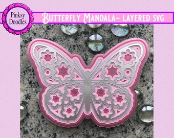 Download Butterfly Mandala Svg Etsy
