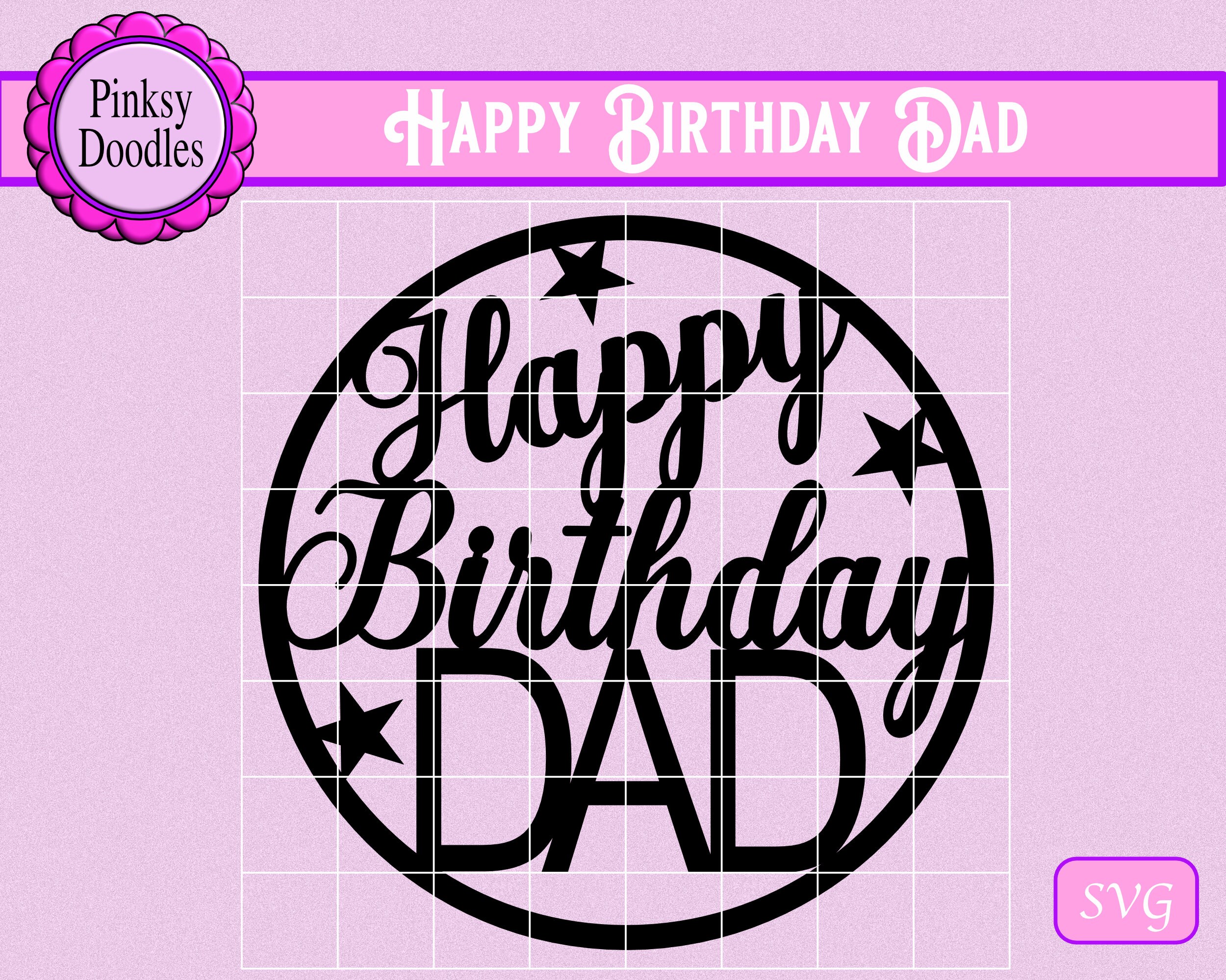 Download Dad birthday SVG Cut File Cricut Maker Cricut Joy Explore | Etsy