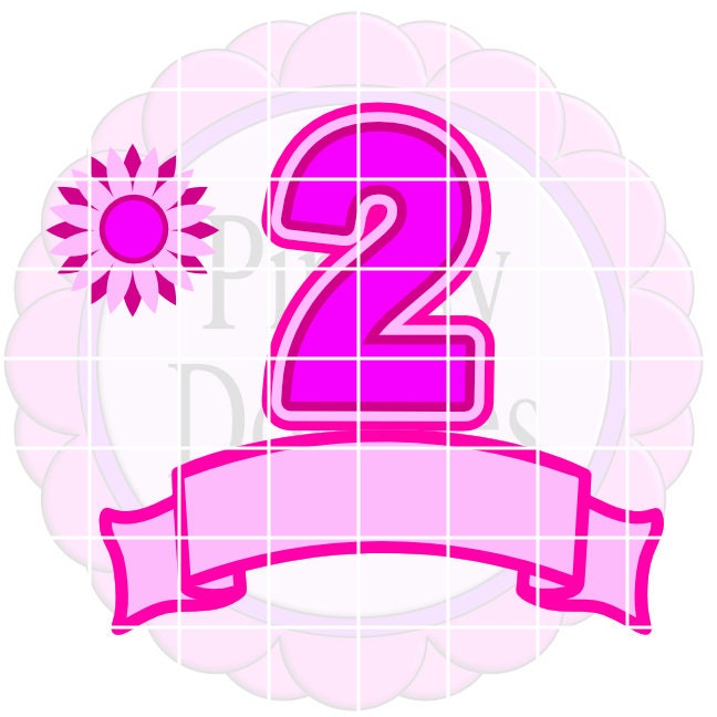 Download Second Birthday layered Cake Topper SVG Cut files Cricut ...