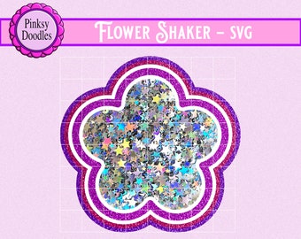 Shaker cake topper SVG, 3d layered cake shaker SVG  round shaker Cake Topper svg, confetti shaker base svg