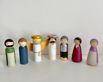 Easter Peg Doll Set: Resurrection Story Waldorf Toy