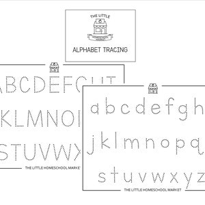 Printable Alphabet Tracing Worksheet: Upper & Lower Case (PDF)