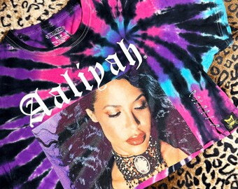 Aaliyah Tie Dye Safety Pin Crop Top | Rock N Roll Clothing