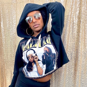 Aaliyah Crop Top Etsy Canada