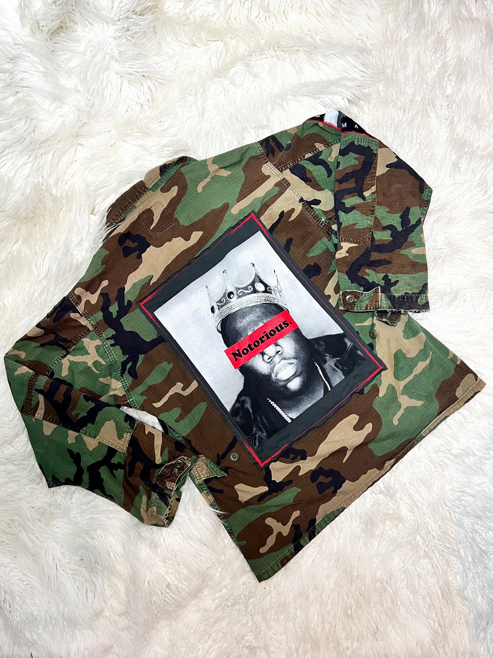 PATCHWORK CAMO FIELD JACKET