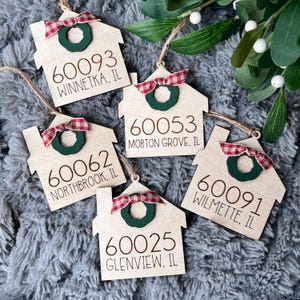 Zip Code Ornament | Zip Codes | Personalized ornament | Realtor gift | New Neighbor | Housewarming Gift | New Home  | First home | Homeowner