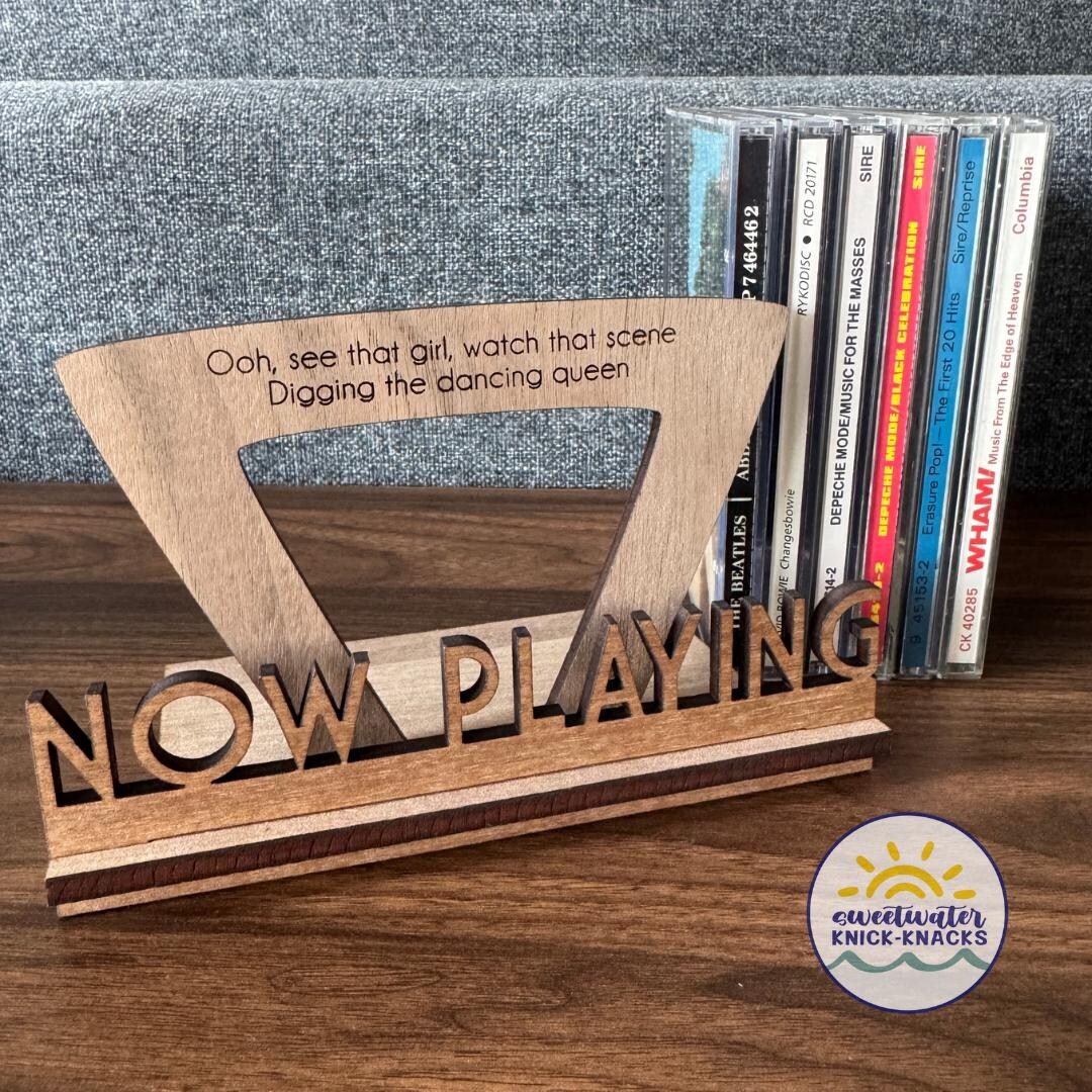 Compact Disc or CD Stand | Customizable CD Holder | Now Playing | Music ...
