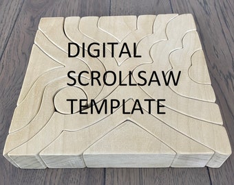 Scroll Saw Template - Four Elements Digital Download