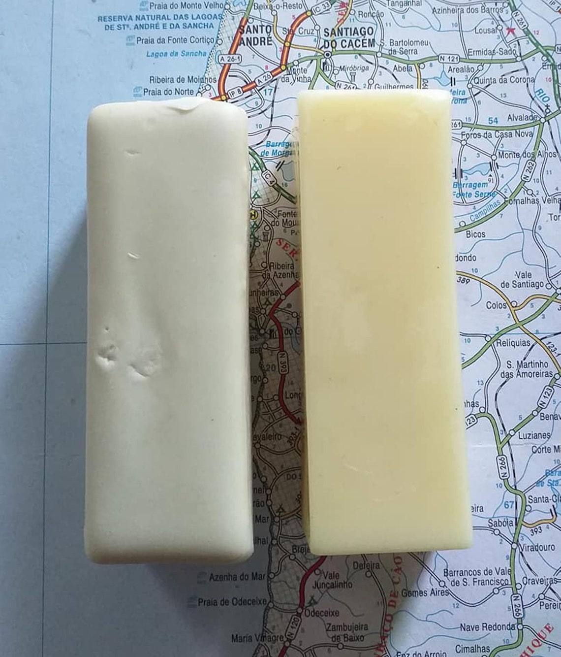 Beeswax surf wax wrapped in a reusable beewax wrap Etsy