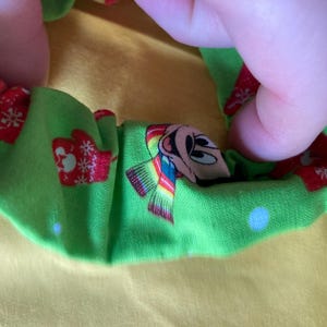 Mickey/minnie Christmas 2 Scrunchie